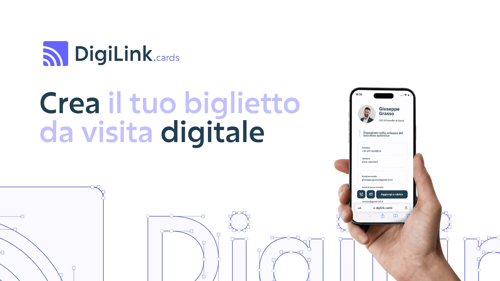 Gweb - Portfolio - DigiLink.cards - copertina